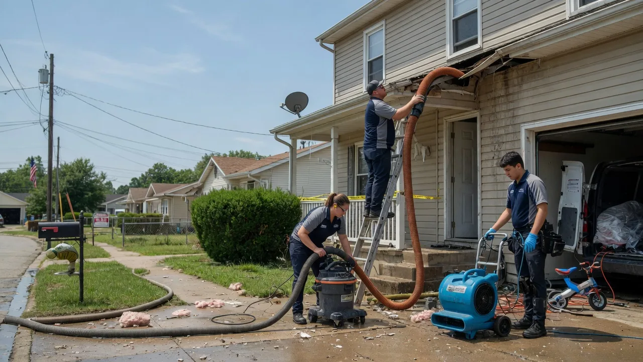 Water Damage Restoration in Carlinville, IL near me